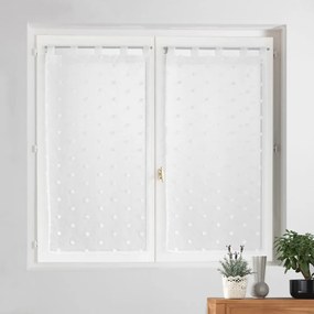 Fehér fényáteresztő függöny 60x120 cm Pompinou – douceur d'intérieur