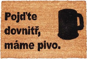 Lábtörlő Gyere be, van sörünk