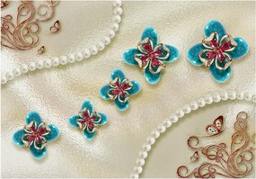 Fotótapéta színes virágok fotótapéta 312 x 219