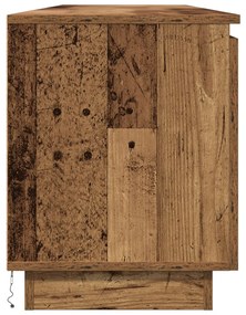 TV Szekrény LED Régi Fa 180x38x49 cm Szerelt Fa