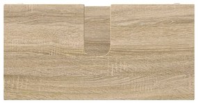 Fürdőszoba mosdószekrény Sonoma tölgy 60 x 30 x 60 cm Faanyag