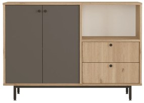 Komód Rebutia 2 (tölgy + antracit) . 1102496