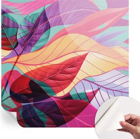 Öntapadós fali fotótapéta Hálószoba Absztrakt levelek 250x250