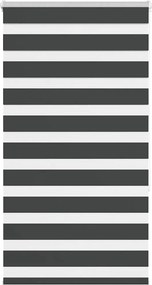 vidaXL zebrafüggönnyel fekete szövetszélesség 85,9 cm poliészter