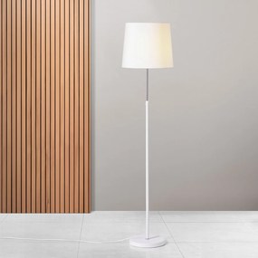 RENDL EMMETT állólámpa talapzat fehér króm 230V LED E27 15W