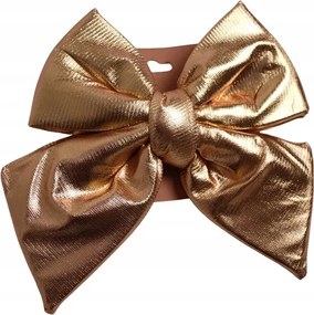 Dekorációs masni arany vastag 21x22 cm karácsonyi dekoráció