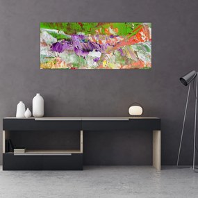 Absztrakció kép - festmény (120x50 cm)