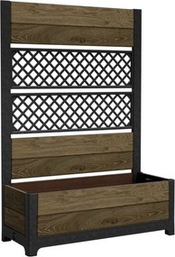 Keter Deco Tulip virágcserép, 110 l, 2 panel,barna