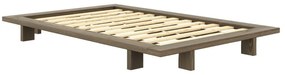 Barna borovi fenyő egyszemélyes ágy ágyráccsal 120x200 cm Japan – Karup Design