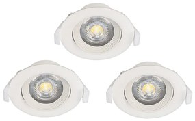Eglo 32896 - KÉSZLET 3x beépíthető lámpa SARTIANO 1xLED/5W/230V