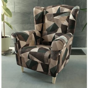 Fotel Charlie (Holm barnászöld minta). 772763