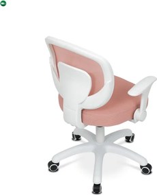 Gyerek Forgószék, Magasságállítás, Rózsaszín Hálós. KA-K1062 PINK