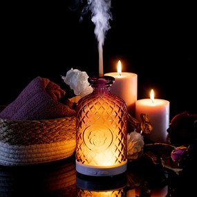Ultrahangos aroma diffúzor, rózsaszín, GILI