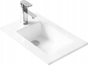 Mexen Alir 34 x 55 cm-es, munkalapba süllyesztett mosdókagyló, fehér - 25503400