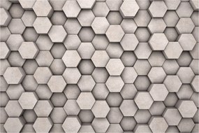 Kép - Hatszögek beton kivitelben (90x60 cm)