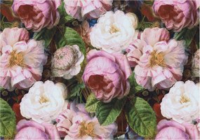 Fotótapéta Flizelin Szoba tapéta Virágos elegancia 208x146 Ragasztó