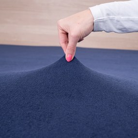 4Home frottír lepedő sötétkék, 90 x 200 cm