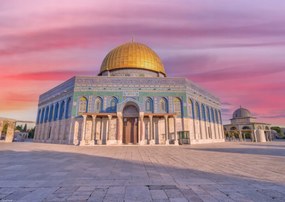 Poszter 42x29,7cm Al-Aksza mecset 3, Assaf Frank