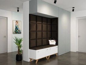 Kárpitozott fali panel 30x30 Pazara 30 30 (barna) . 1103312
