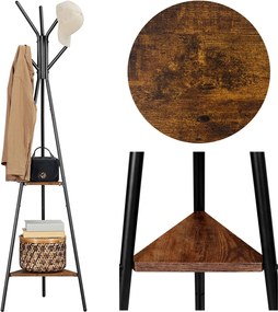 Aldo Rustic álló loft akasztó, fekete