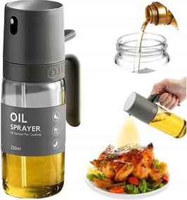 Konyhai Olajmosó Spray Üveg Adagoló Nyéllel Nagy