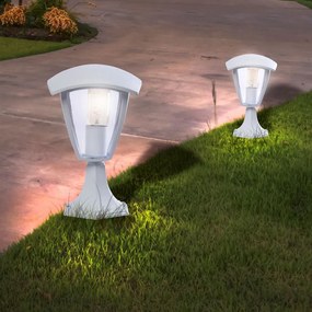 EKO LIGHT EKO3513 FOX WHITE Klasszikus Kültéri Állólámpa Fehér E27 IP44