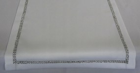 Mg Futófelület Fehér Strasszos ezüst 40x140 pols