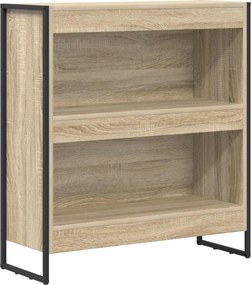 vidaXL Könyvespolc Sonoma 80 x 30 x 155 cm Faanyag