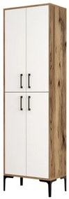 Berlin Walnut and White szekrény