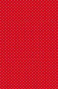 Piros White Dots papír asztalterítő 120x180 cm