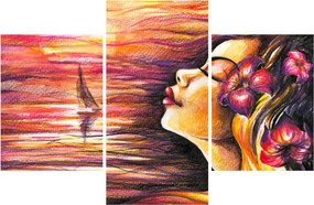 Kép - Nyári emlékek (90x60 cm)