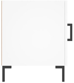 2 db fehér szerelt fa éjjeliszekrény 40 x 40 x 50 cm