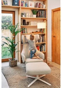 Világosbarna mosható kézi szövésű gyapjú szőnyeg 170x240 cm Golden Coffee – Lorena Canals