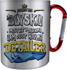 Fém Bögre Detailer Jam Detailer Bögre Karabinerrel Ajándék