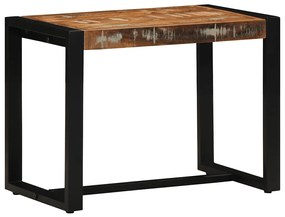 tömör újrahasznosított fa többszínű pad 60x35x45 cm