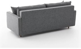 Sötétszürke kinyitható kanapé 210 cm Eva – Balcab Home