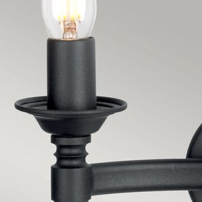 Elstead Lighting SAXON SAX2-BLK Fali lámpa 2x60W/E14