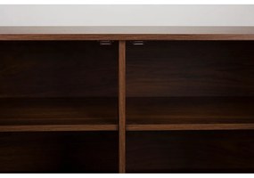 Barna komód diófa dekorral 110x74x40 cm Stripes – White Label