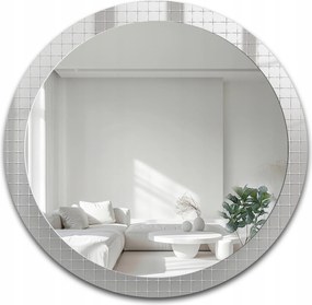 Kerek tükör díszüvegen Luxora Frosted FI90