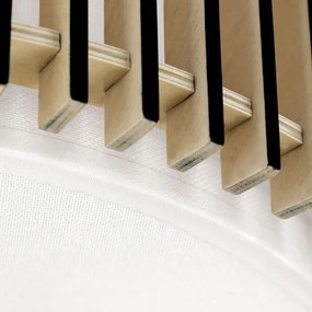 Orion - TARTA mennyezeti lámpa 3xE27/40W/230V, átmérő 40 cm, bézs