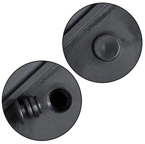 Casaria® Virágcserép 83x30,5x60cm - barna