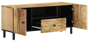 tömör mangófa TV-szekrény 105 x 33 x 46 cm