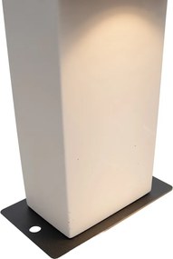 Modern Outdoor Bollard Grey 35cm IP44 - Pompei