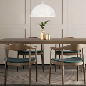 Csillár zsinóron 1xE27/60W/230V kávé