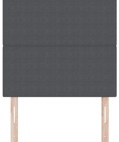 LED Fejtámla Sötétszürke 80 cm Corduroy Ágynemű