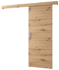 Tolóajtó 90 cm Sharlene I (artisan tölgy + artisan tölgy + ezüst). 1043567