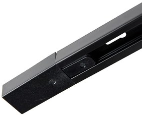 Modern sínrendszer 6 spotlámpával fekete 1 fázisú 286cm - Iconic Jeana