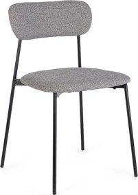 Szürke kárpitozott étkezőszék Inka – Yes Everyday