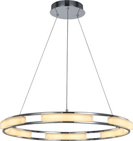 Italux Modern LED függeszték Theodore Króm ITXMD17006017-6A