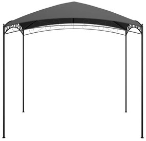 Antracitszürke pavilon 3 x 3 x 2,65 m 180 g/m²